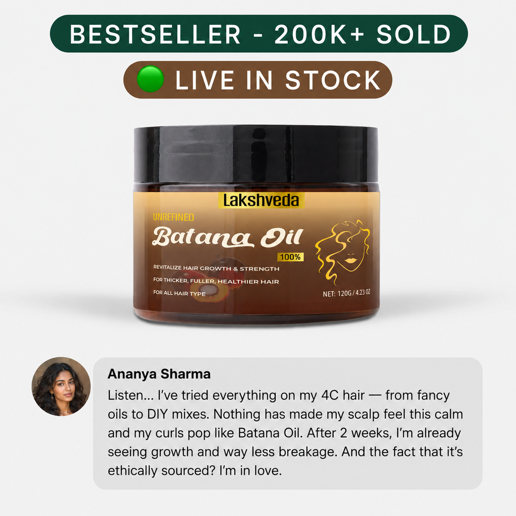 Batana Oil for Shiny, Thick Hair