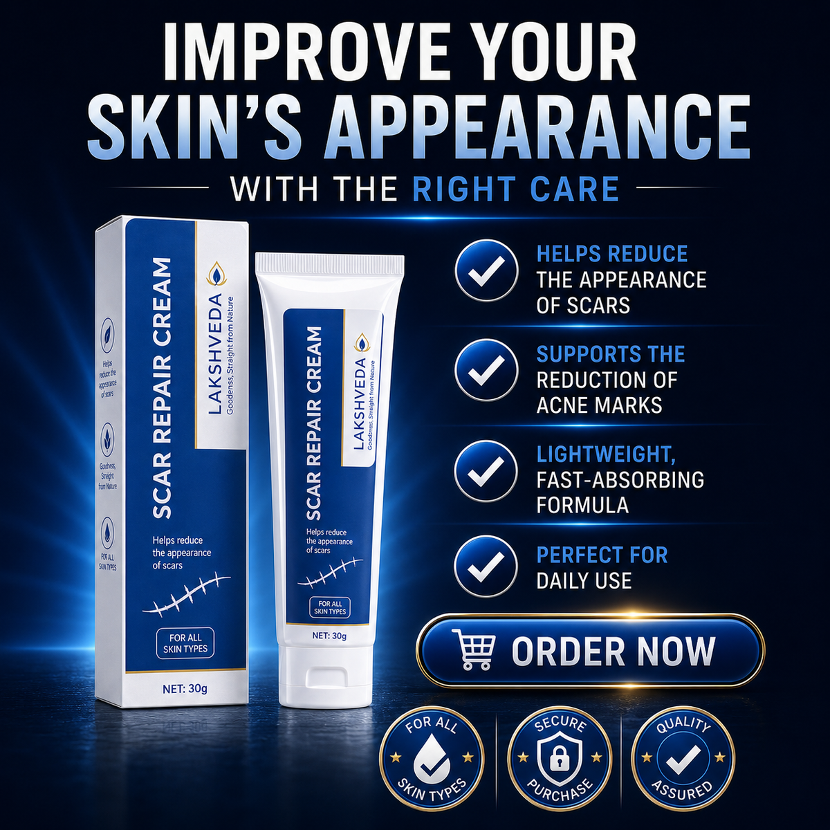 ScarSmooth | Scar Repair Cream for All Types of Marks