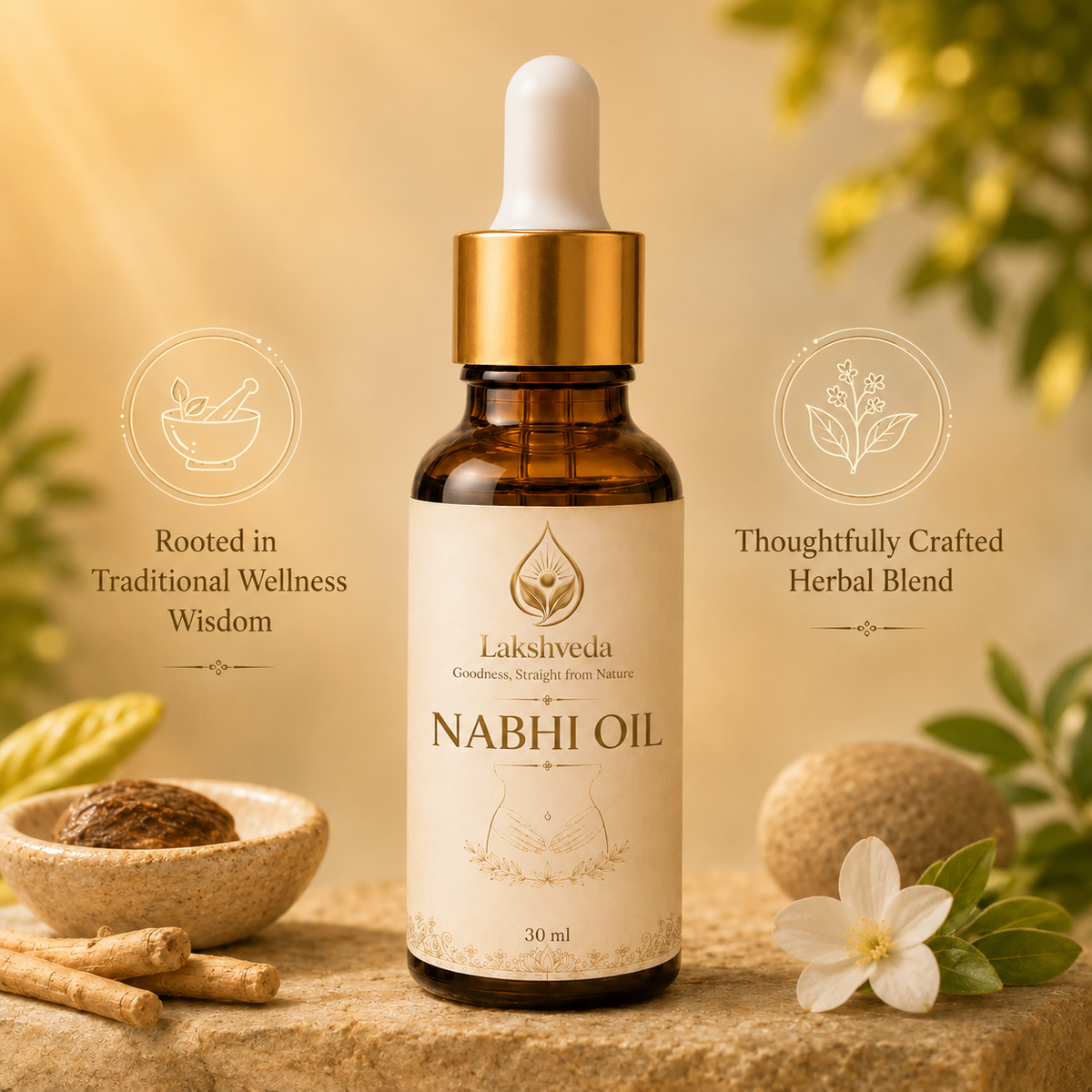 AyuSure Nabhi Oil | Weight Management and Body Detox
