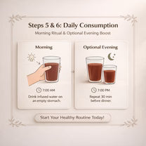 ☘️ Health Balance wooden water glass
