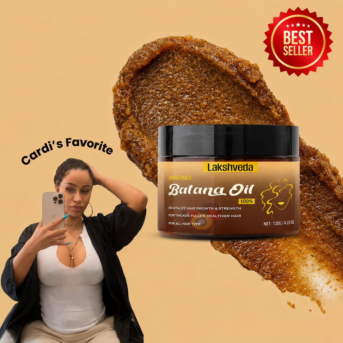 Batana Oil for Shiny, Thick Hair