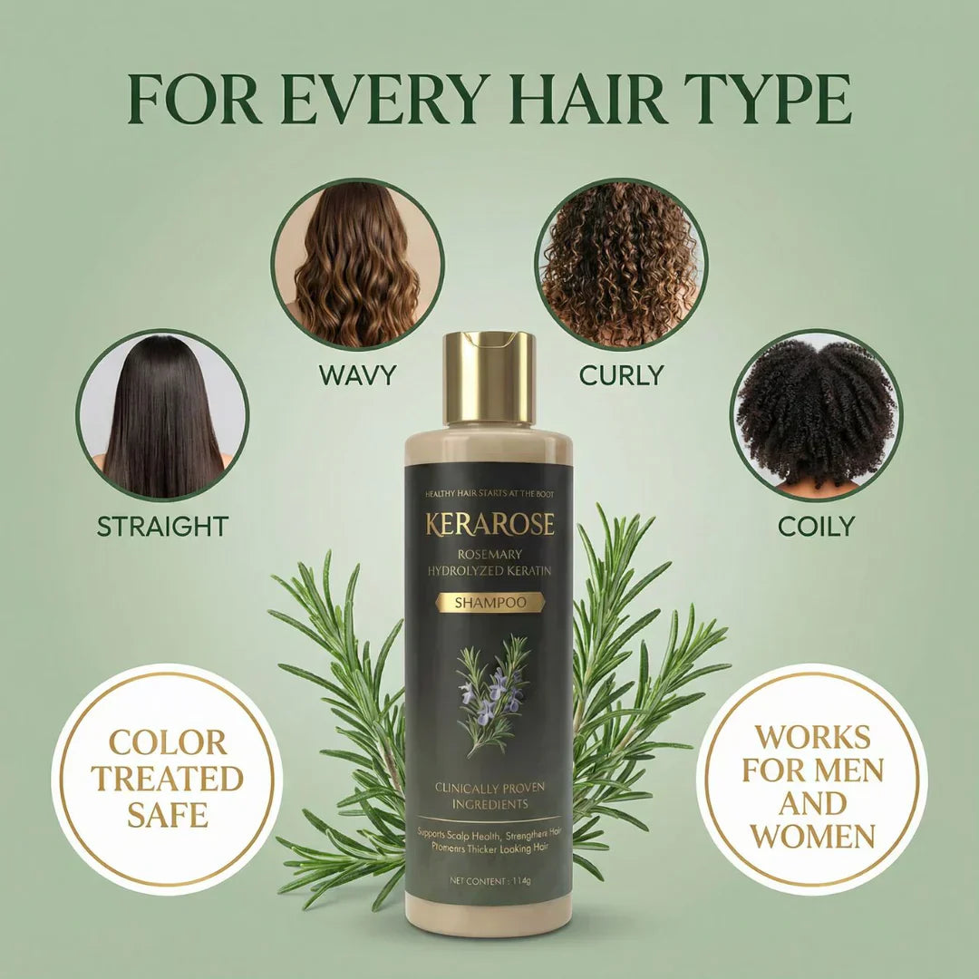 Kerarose Rosemary Shampoo For Hair Growth (Buy 1 Get 1 Free)